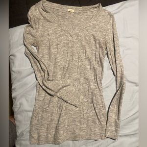 JCrew grey sweater. Small